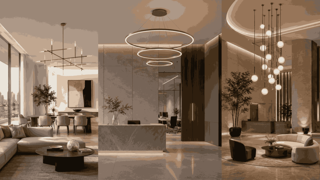 Minimalist Chandelier Ideas for Modern Apartments, Offices, and Boutique Hotels
