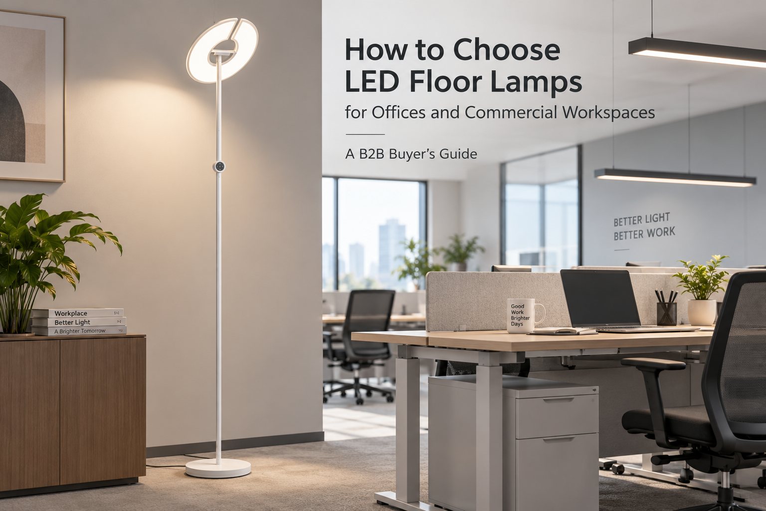 How to Choose LED Floor Lamps for Offices and Commercial Workspaces: A B2B Buyer’s Guide
